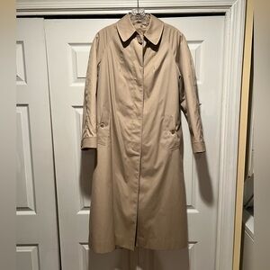 Vintage Trench Coat with Warm Removable Liner - Like New!